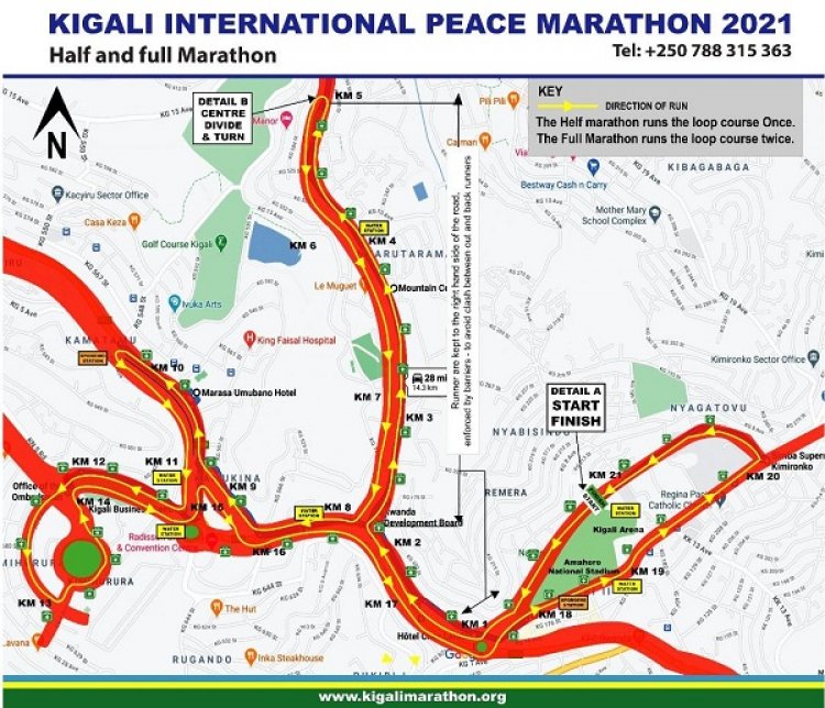 Imwe mu mihanda ya Kigali irarara ifunzwe guhera  saa sita n'igice