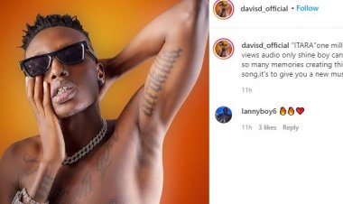 Indirimbo ya Davis D yujuje miliyoni-Audio