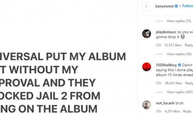 Kanye West ntiyemeranya n’ikipe imushinzwe ku isohorwa rya “Donda”