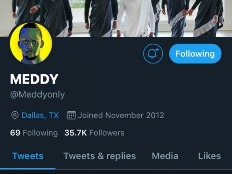 Bruce Melodie ayoboye urutonde rw’abakurikirwa kuri Twitter