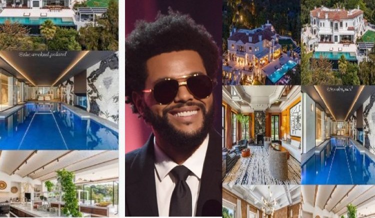 The Weeknd yaguze inzu ihenze