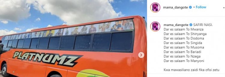 Diamond Platnumz yinjiye mu bucuruzi bwo gutwara abagenzi