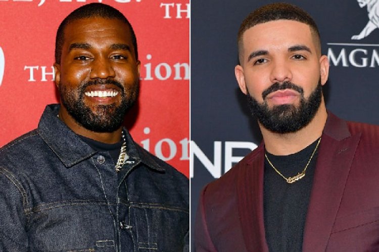 Kanye West na Drake bari mu ntambara y'amagambo