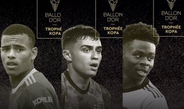 Mason Greenwood , Bukayo Saka na Pedri bahanganiye igihembo