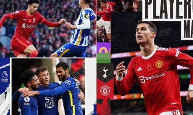 English Premier League 2021: Chelsea  yahatambukanye umucyo, Cristiano Ronaldo yongera kurokora akazi ka Ole Gunner Solskjær
