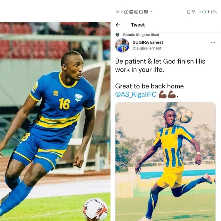 Rutahizamu Sugira Ernest yabonye ikipe ashima Imana