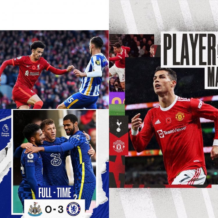 English Premier League 2021: Chelsea  yahatambukanye umucyo, Cristiano Ronaldo yongera kurokora akazi ka Ole Gunner Solskjær