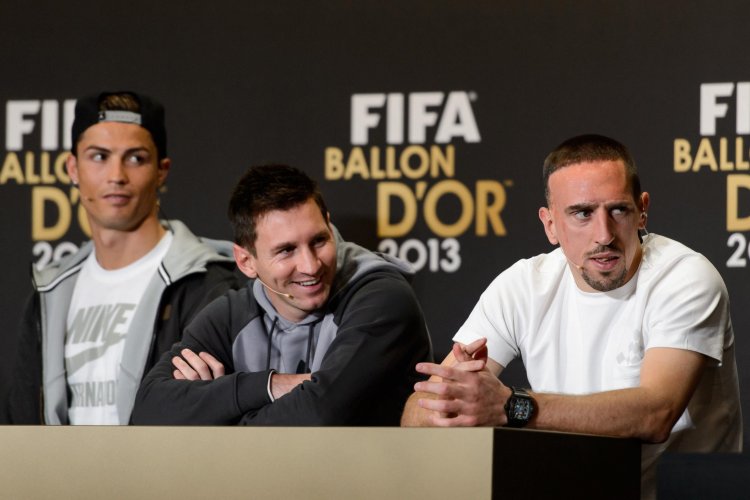 Byajemo amanyanga! Ballon d'Or yahawe Cristiano Ronaldo mu 2013 yari iya Franck Ribbery