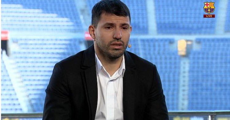 Aguero kwihangana byamunaniye ubwo yatangazaga ko ahagaritse gukina umupira w'amaguru