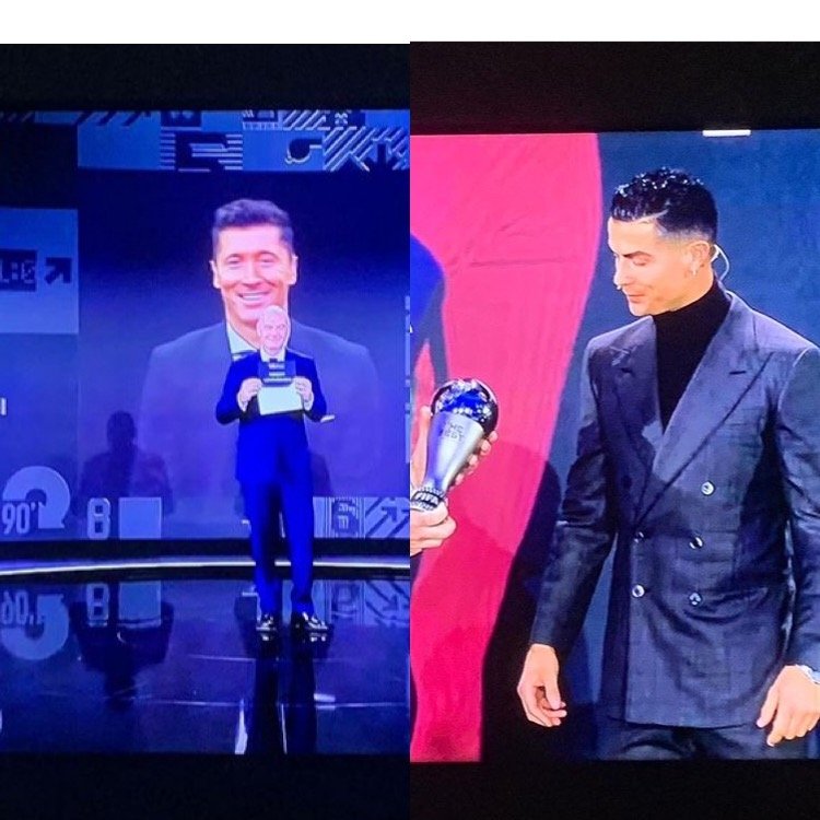 FIFA The Best awards 2021 : Lewandowski yahigitse Messi, Cristiano Ronaldo ahabwa igihembo k’ibihe byose