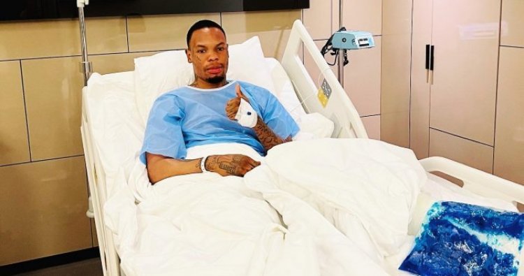 Rwatubyaye Abdul ugiye kumara amezi 8 adakina yahaye ubutumwa bukomeye umufasha we