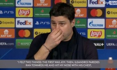 Mauricio Pochettino utoza PSG yavuze ibibazo yagize ubwo yishimiraga igitego