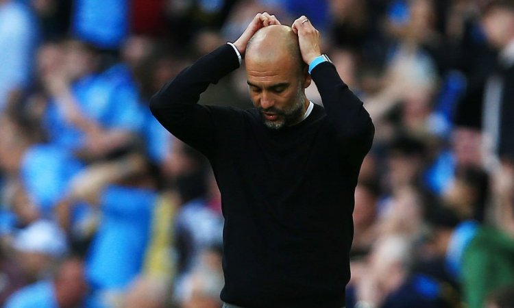Pep Guardiola nyuma yo gutsindwa na Tottenham arayishinja kugarira bikabije