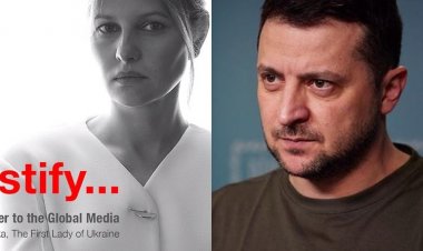 Umugore wa Perezida wa Ukraine,Olena Zelenska  yasabye Isi ikintu gikomeye