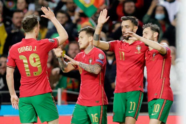 Portugal yirengeje North Macedonia ibona itike yo kujya mu gikombe cy'isi