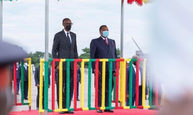 Perezida  Kagame yasesekaye i Brazzaville mu ruzinduko rw’akazi- Amafoto