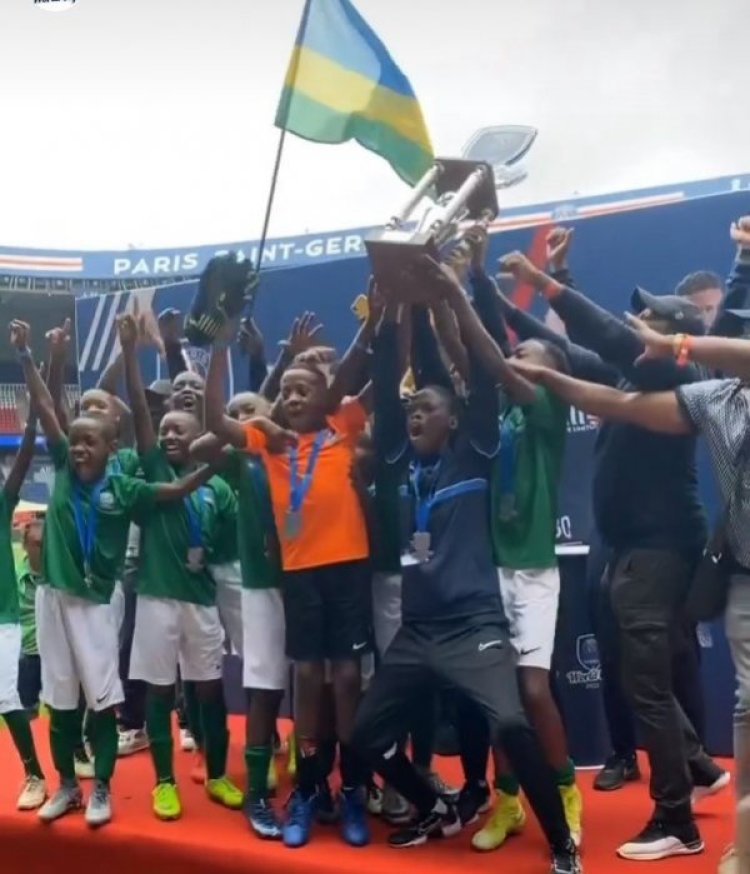 Academy ya PSG yo mu Rwanda yegukanye igikombe cy'isi muri U-13