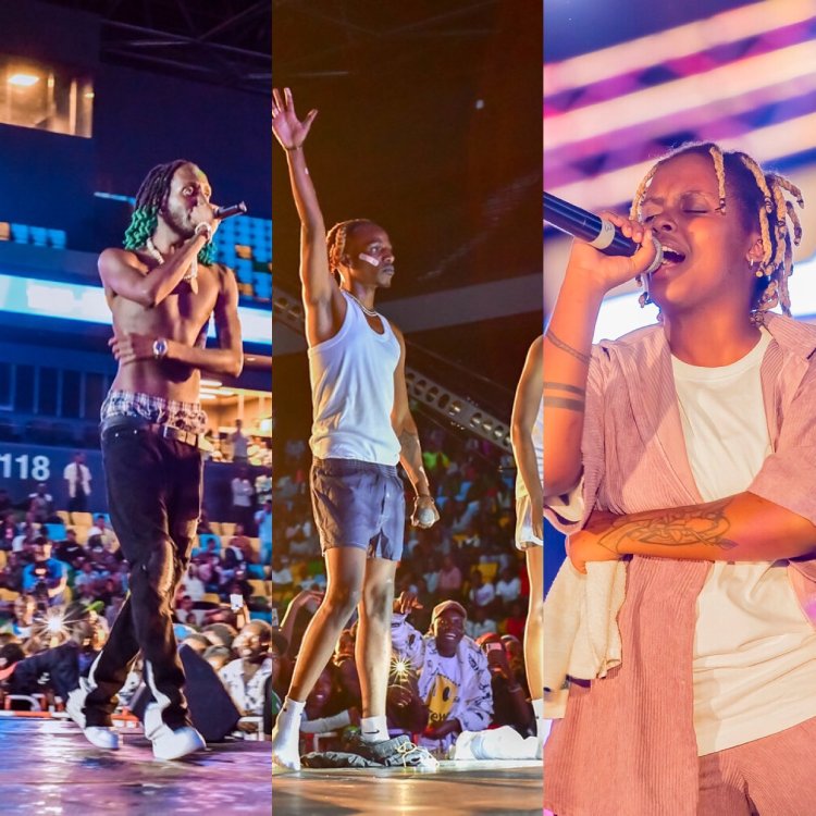 Zilha yiyambuye imyenda, Bushali yerekana umwana: Dore udushya twaranze igitaramo cy’abaraperi