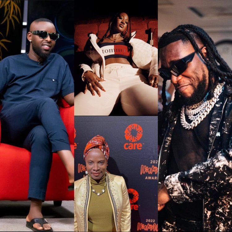 Burna Boy, Tems, Eddy Kenzo n’abandi bahagarariye Africa Muri Grammy Awards 2023.