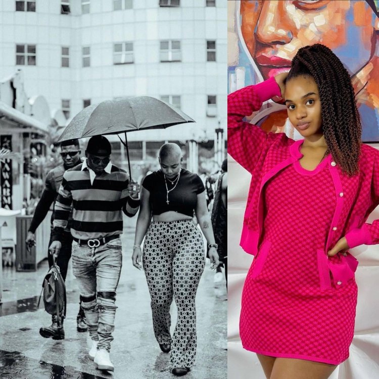 Ibyishimo ni byose kuri Paula Kajala nyuma y’urunturuntu mu rugo rwa nyina