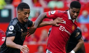 Umukinnyi wa Arsenal yarahiriye kwihorera kuri Manchester United