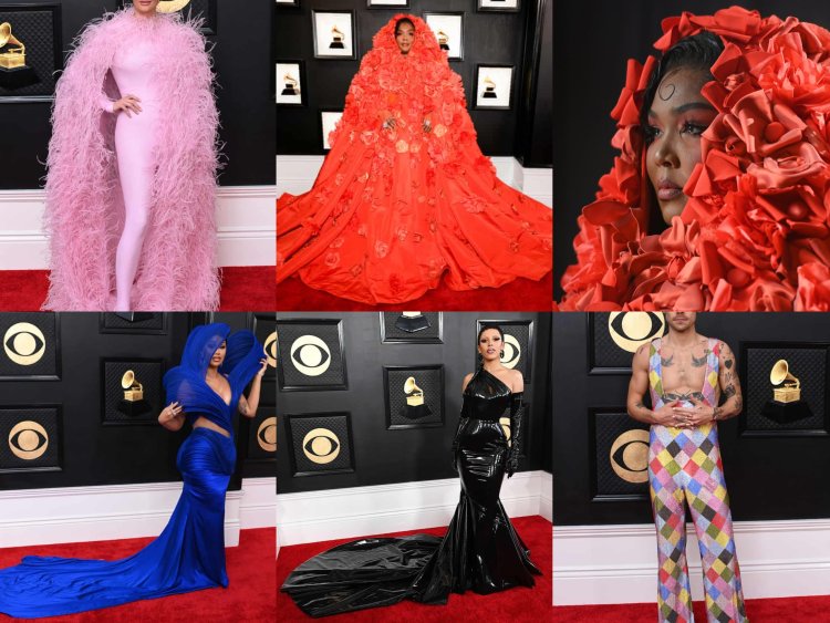 Grammy Awards 2023 : Imyambarire idasanzwe yagaragaye mu birori-Amafoto