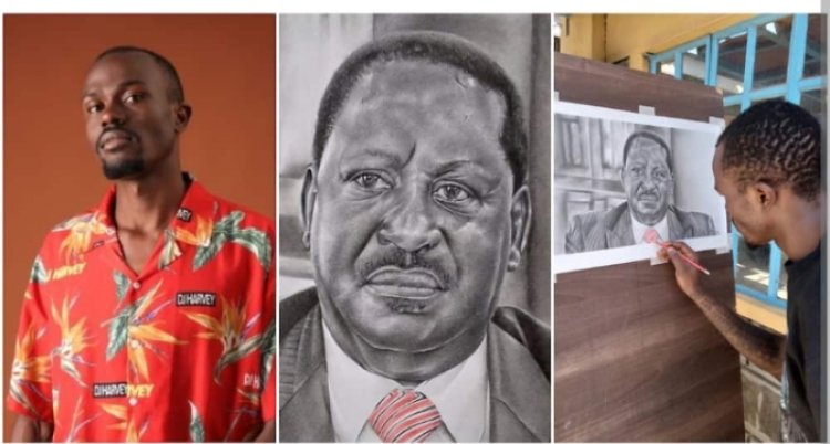 Umunyabugeni wo muri Kenya ifoto yashushanyije yaciye ibintu