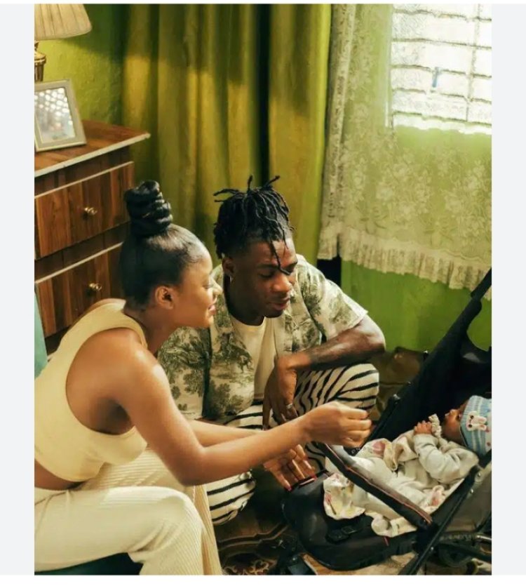 Joeboy yaba yibarutse umwana w'imfura