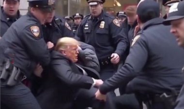 Ibigaragaza ko amashusho y'itabwa muri yombi rya Donald Trump ari ayahimbwe