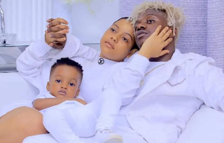 Nyuma y'amagambo mabi, Rayvanny yasubiranye n'umugore we