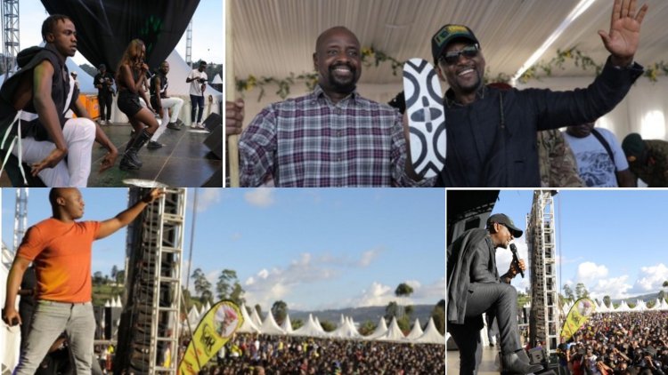 Abahanzi b'abanyarwanda batitije Uganda