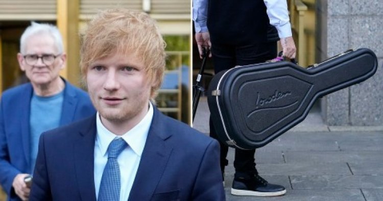 Ed Sheeran yakirigitiye gitari mu rukiko