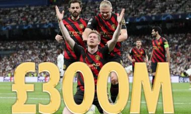 Manchester City ifite imikino irindwi yo gukora amateka ikinjiza akayabo