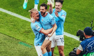 UCL:Manchester City yihereranye Real Madrid