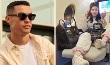 Georgina ntiyajyana na Cristiano ku kibuga cy'indege
