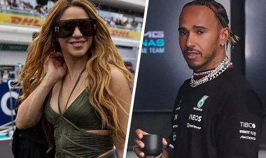 Shakira na Lewis Hamilton mu myiteguro yo kujyana mu biruhuko