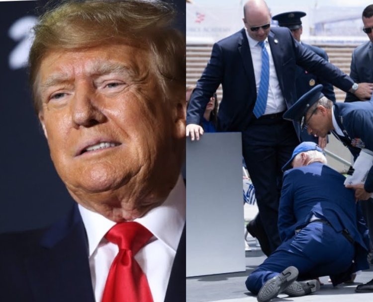 Trump yihanganishije Joe Biden uherutse guta isaro ku karubanda