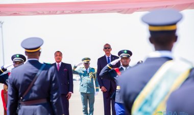Perezida Kagame yakiriye mugenzi we wa Congo Brazzaville