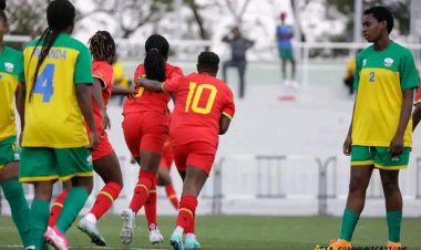 She-Amavubi yandagarijwe mu rugo n'abamikazi birabura ba Ghana