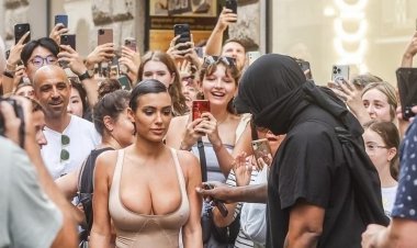 Kanye West n'umugore we bongeye gusiga inkuru ku mihanda yo mu Butariyani