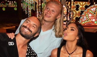 Kim Kardashian yahishyuye uko yahuye na Haaland wa Man City