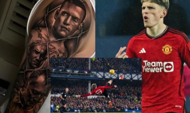 Umwe mu bakinnyi ba Prison Break wihebewe na Garnacho yamusabye kujya muri mukeba wa Man.Utd