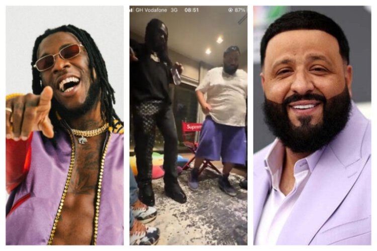 Dj Khaled yatangaje ko agiye gukorana na Burna Boy ku muzingo we mushya