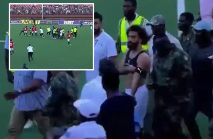 Abasirikare nibo bafashije Mohamed Salah gusohoka mu kibuga muri Liberia