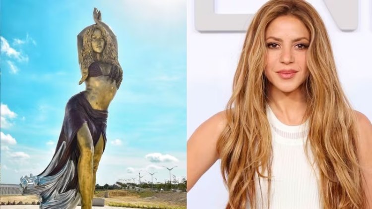 Shakira yongeye kubakirwa ikibumbano muri Colombia