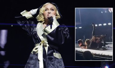 Umuhanzikazi Madonna yahuriye n'uruvagusenya ku rubyiniro