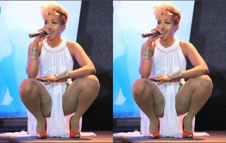 Cindy yibiye ibanga abahanzi ryatuma banyeganyeza urubyiniro