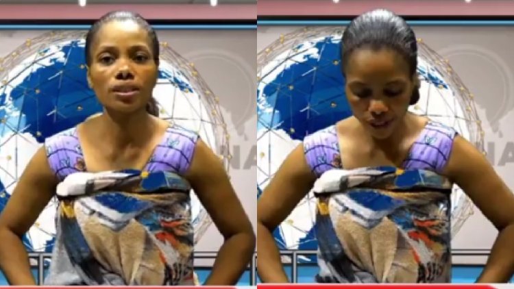 Umunyamakuru wasomye amakuru ahetse umwana akomeje kurikoroza