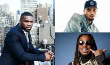 50 Cent yanze kuripfana ku ntambara ya Chris Brown Quavo