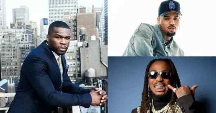 50 Cent yanze kuripfana ku ntambara ya Chris Brown Quavo